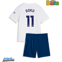 Manchester City Jeremy Doku #11 Tredjedraktsett Barn 2026-27 Kortermet (+ Korte bukser)